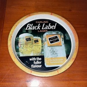 Carling Black Label Lager Beer Tray *Vintage*